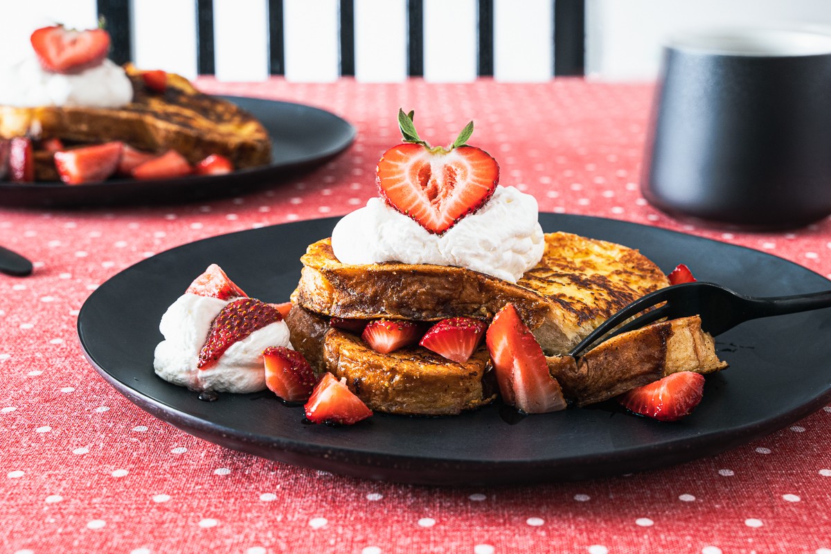 Strawberry french toast