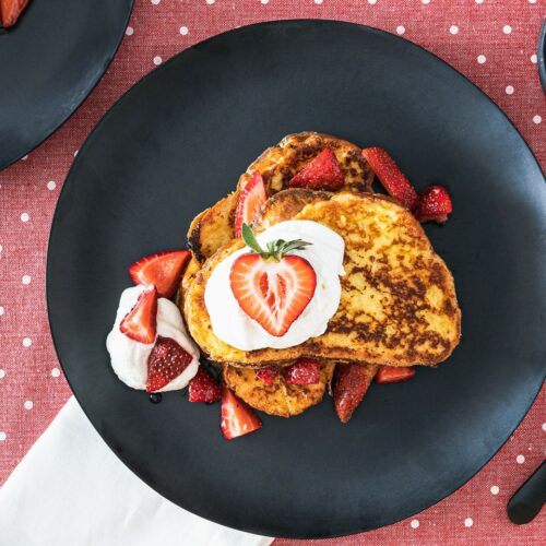 Strawberry french toast