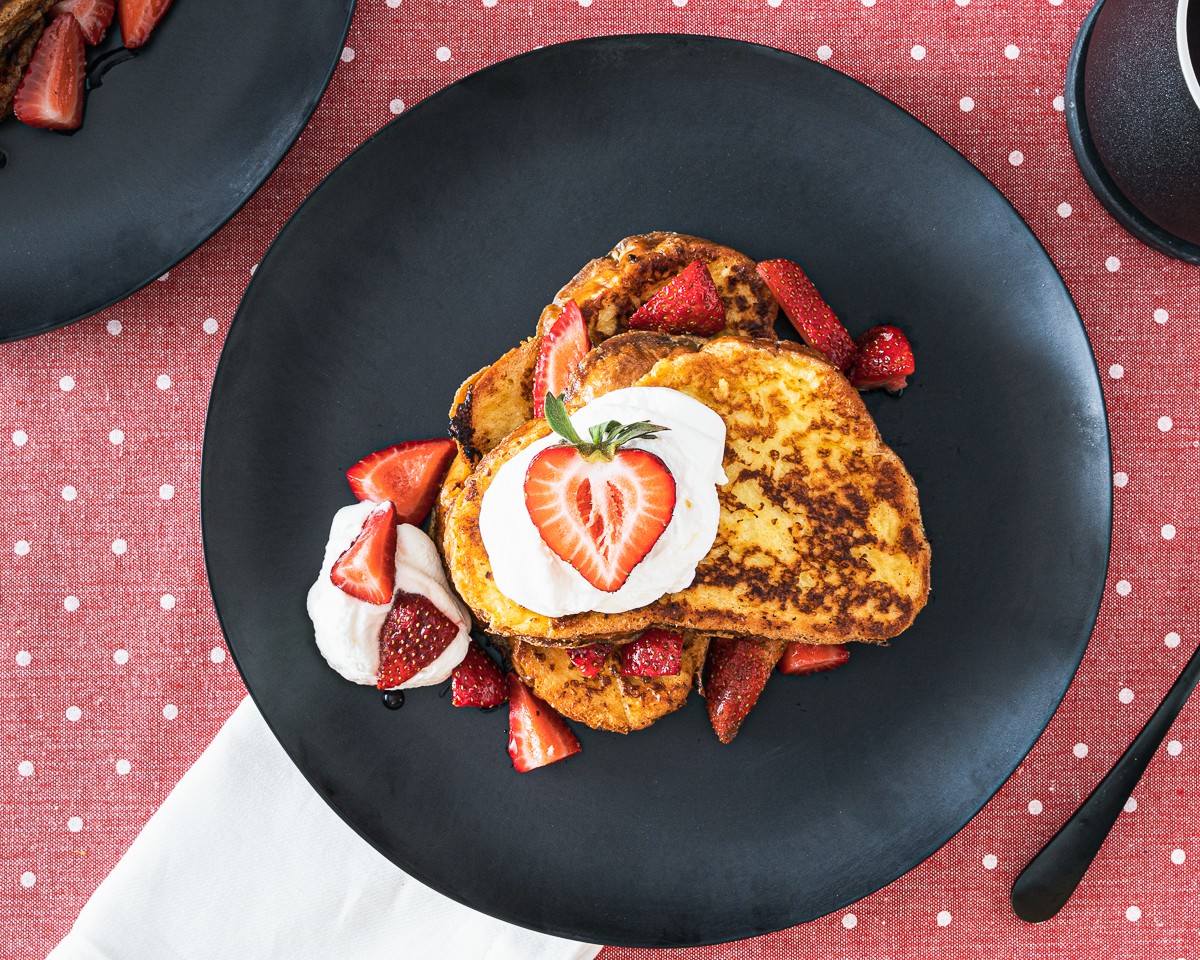 Strawberry French Toast - Golden Truffle