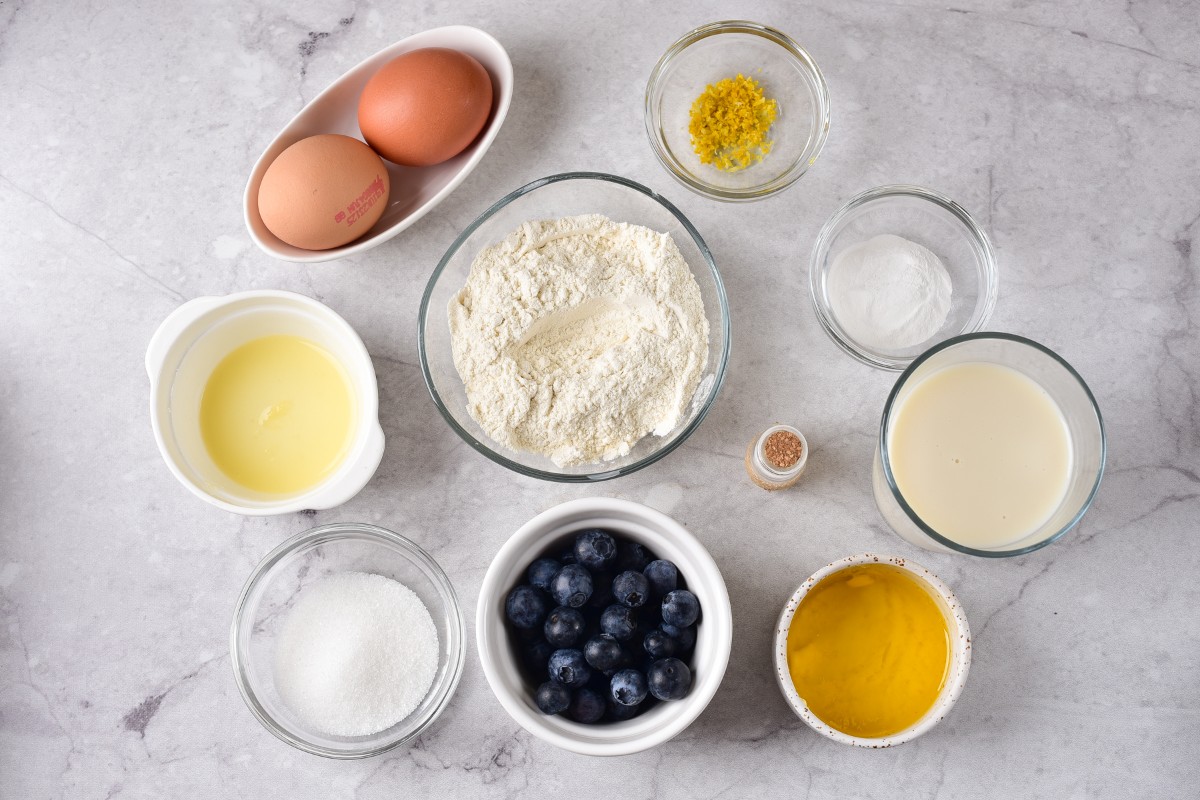 Ingredients on a table