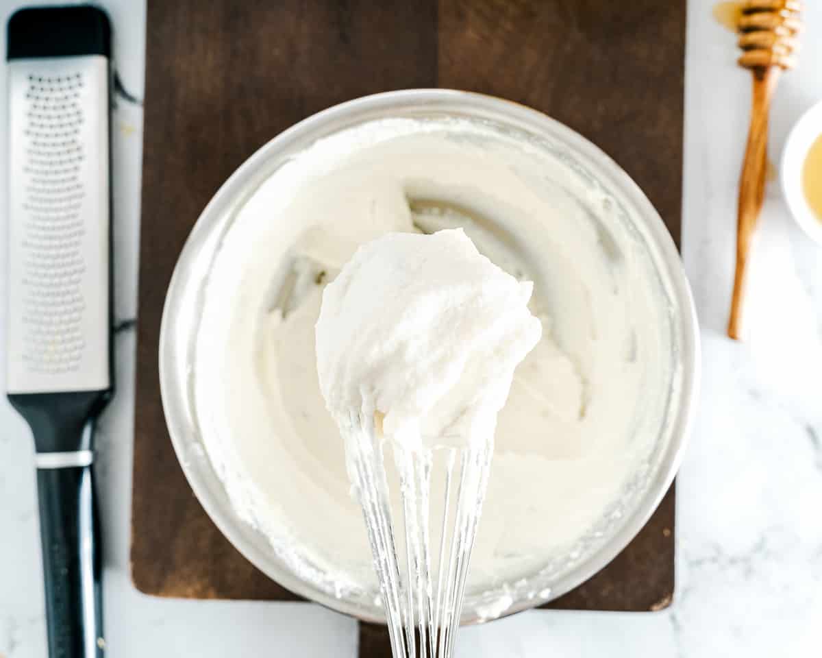 whipped ricotta and goat cheese