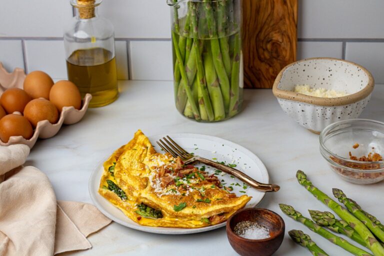 Asparagus Omelette Golden Truffle