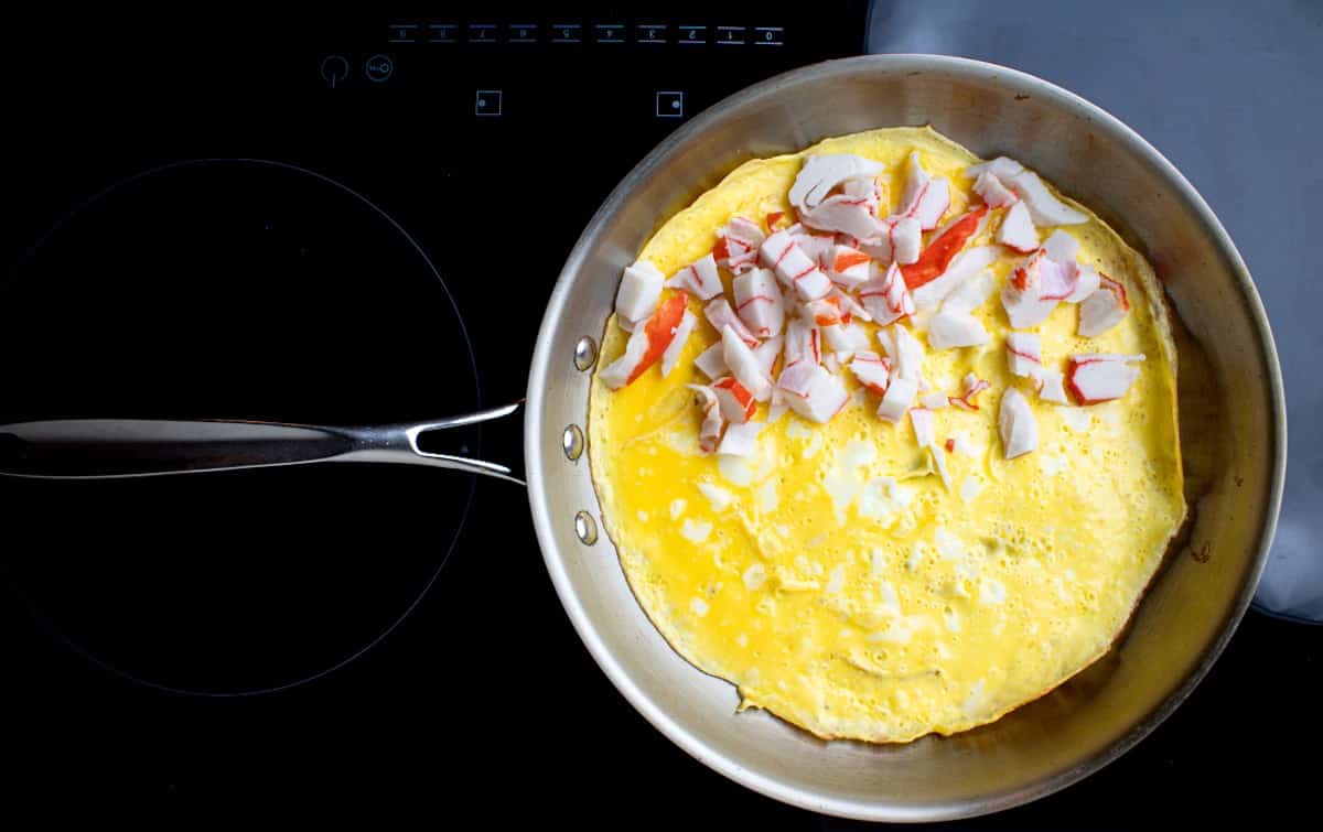 Cooking in a pan