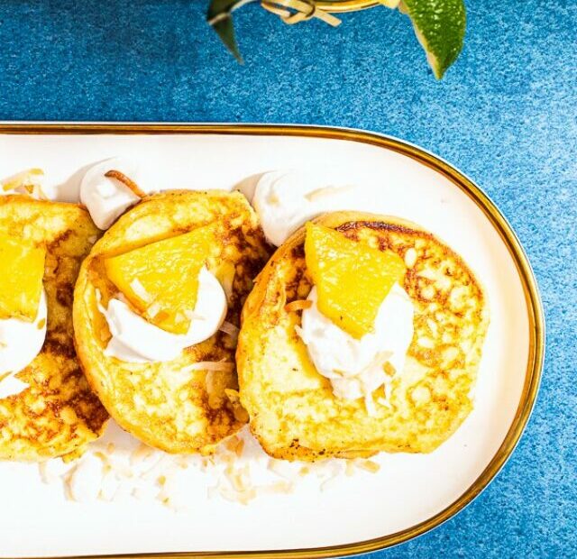 Hawaiian roll french toast