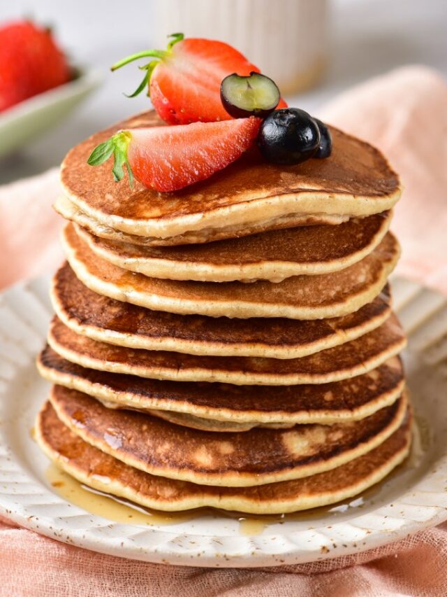 Oat milk pancakes