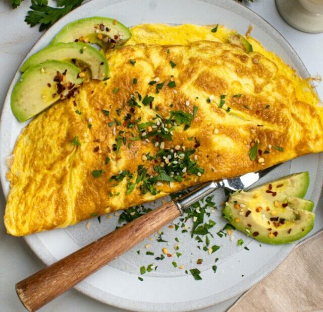 Avocado omelette