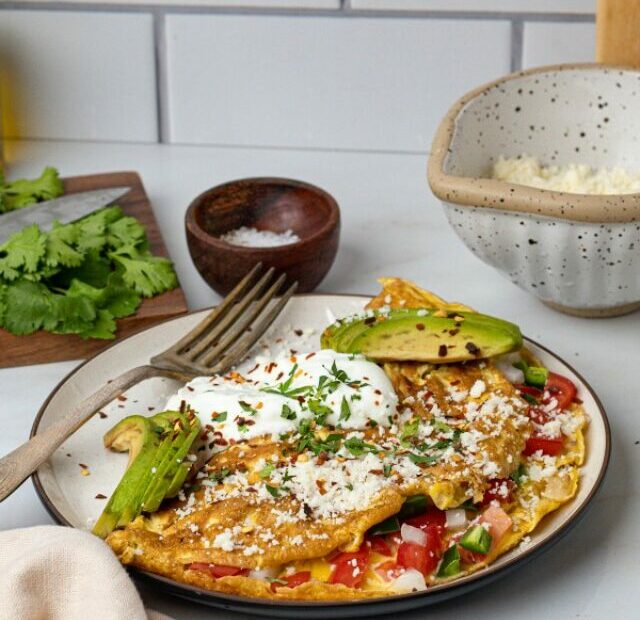 Mexican omelette