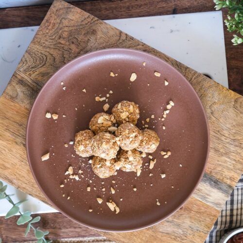 3 ingredient peanut butter oatmeal balls