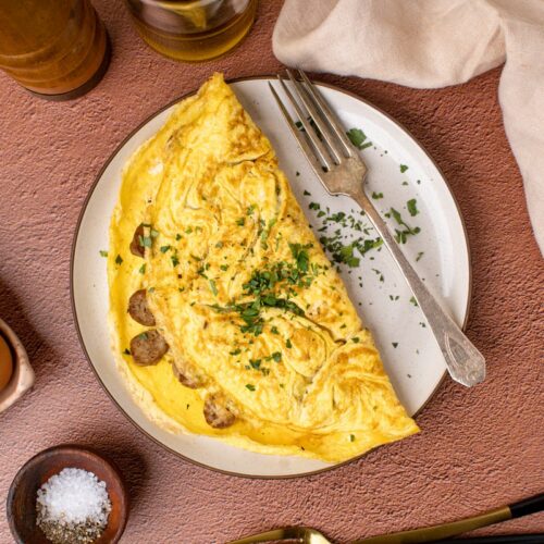 Sausage omelette