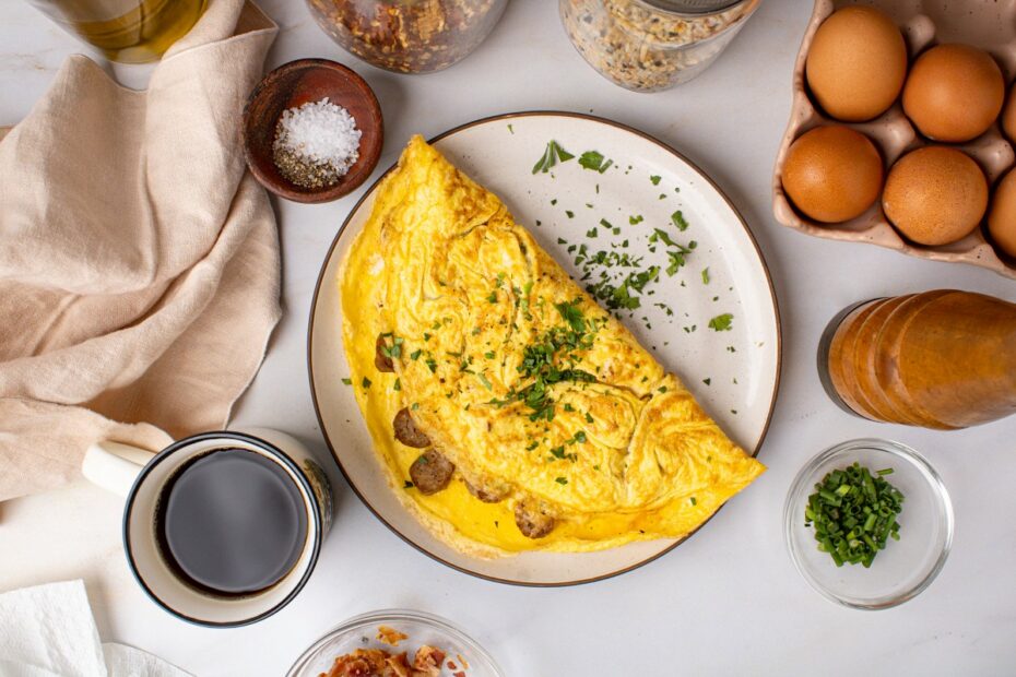 Sausage Omelette Golden Truffle