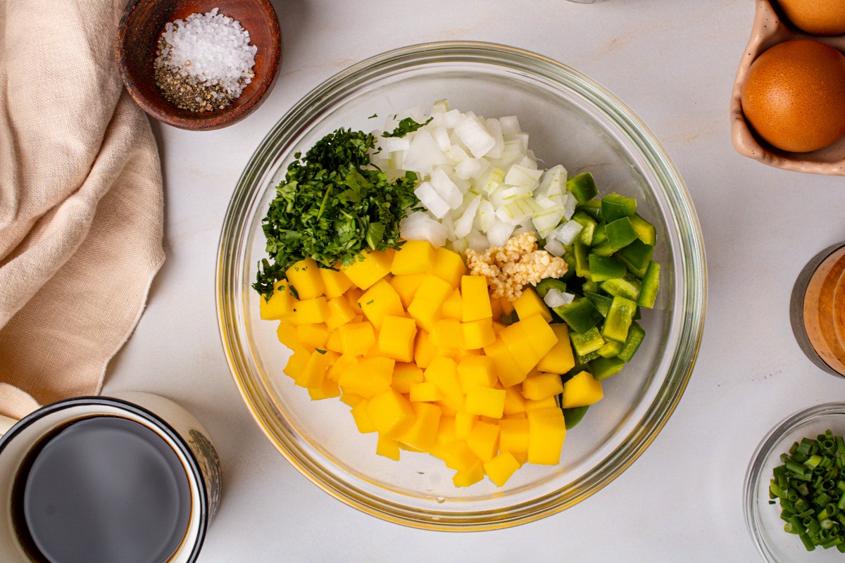 Ingredients in a bowl