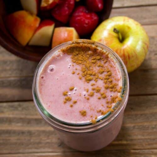 Strawberry apple smoothie