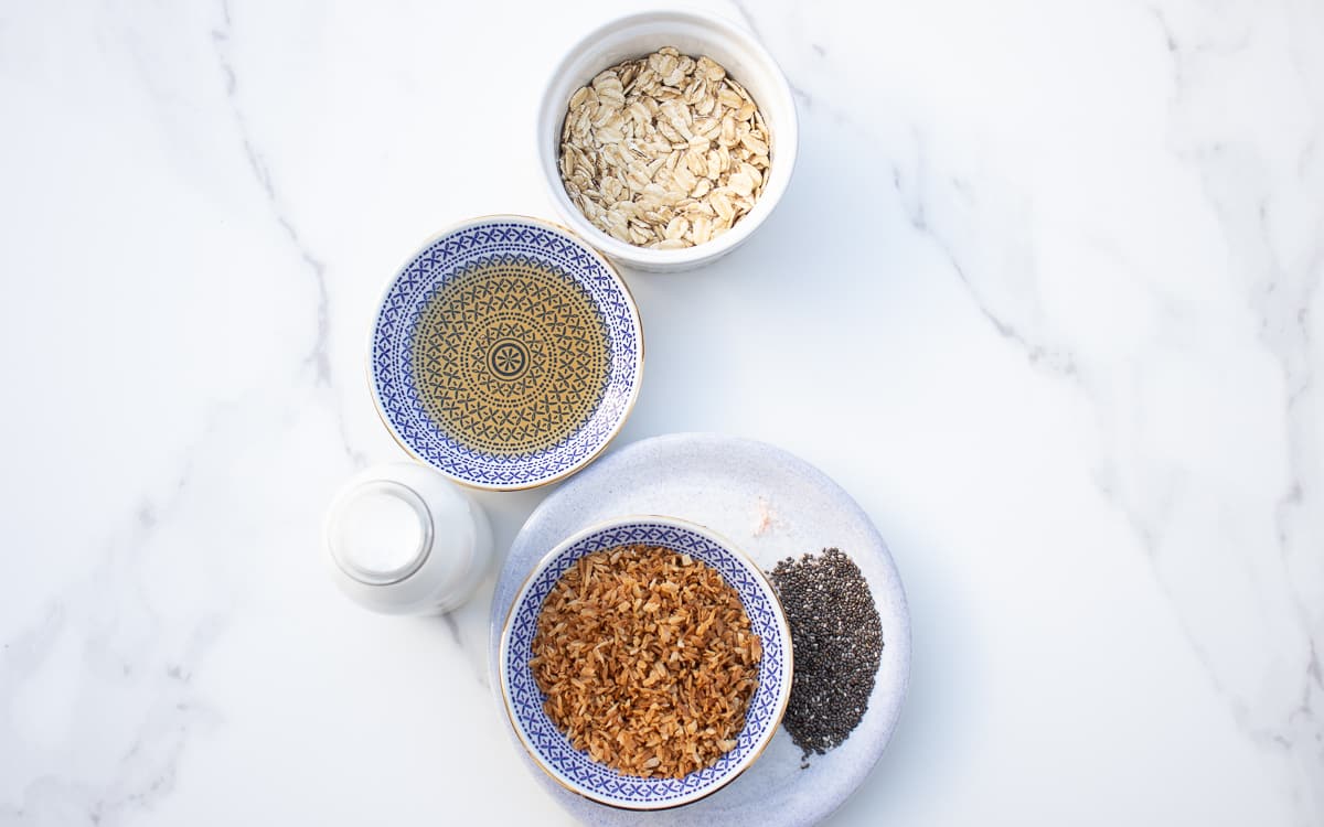 Ingredients on a table