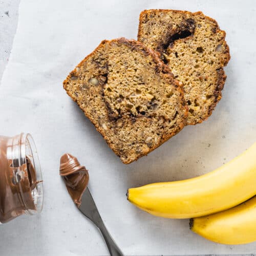 Nutella banana bread