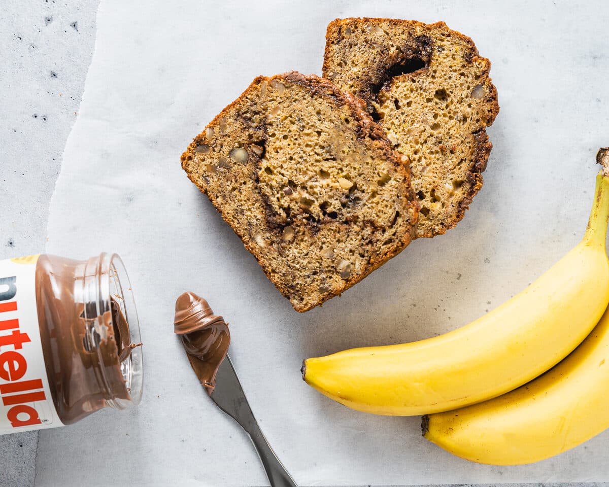 Nutella banana bread