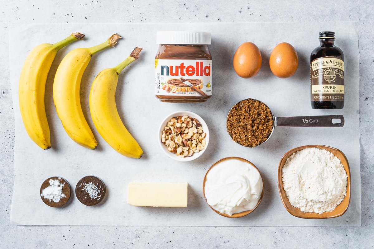 Ingredients on a table