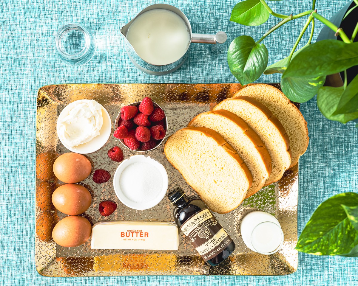 Toast ingredients