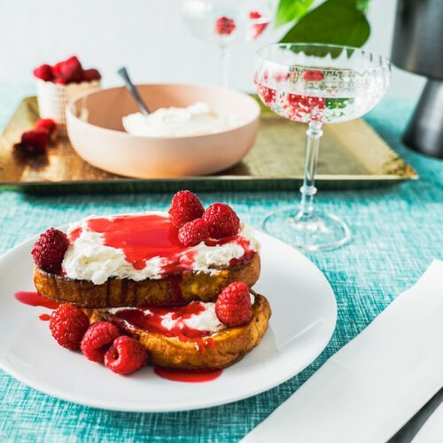 Mascarpone french toast