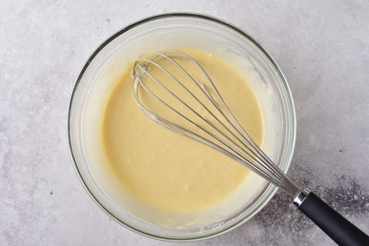 Mixing all ingredients in a bowl