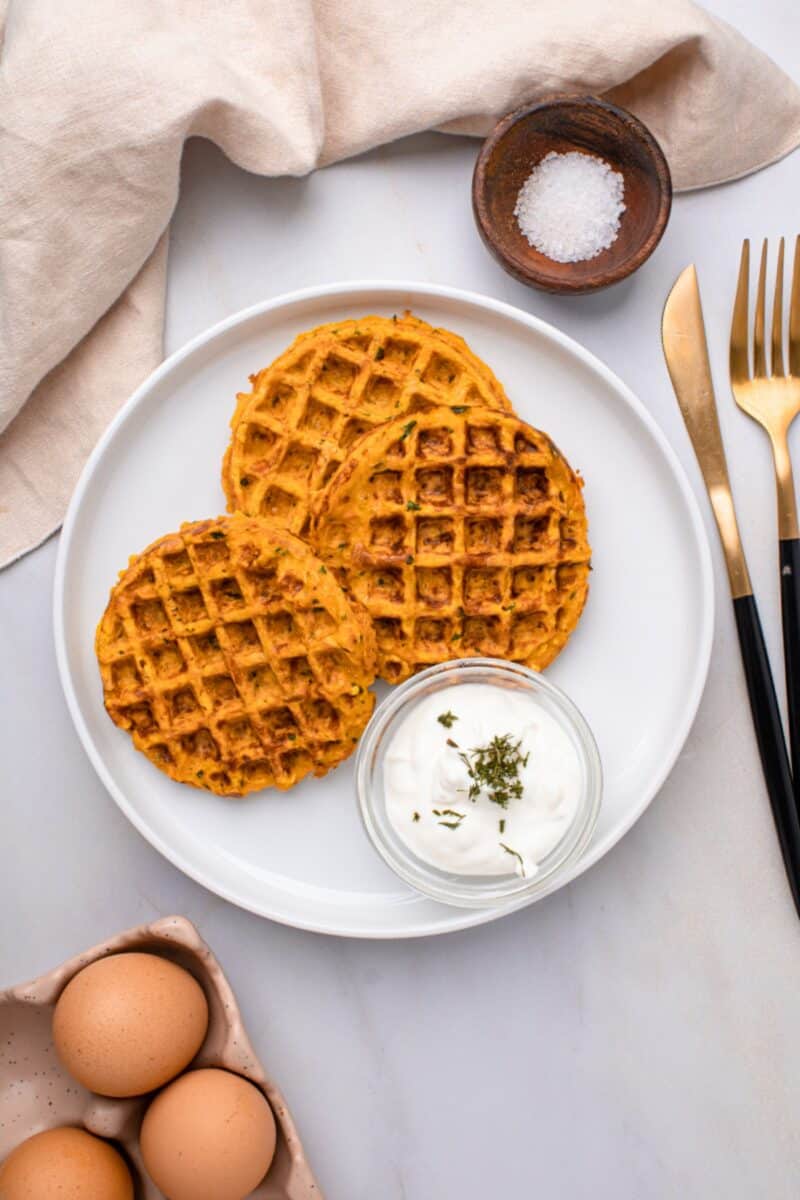 Carrot waffles