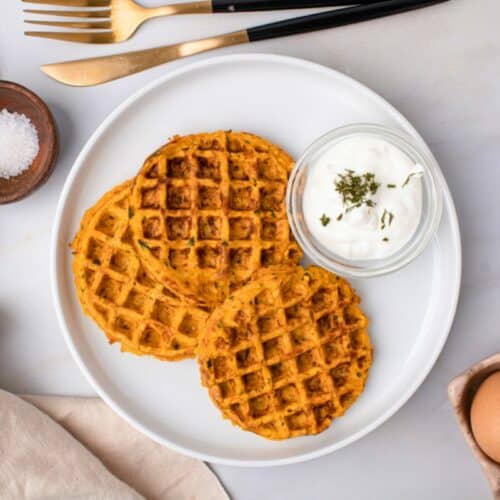 Carrot waffles