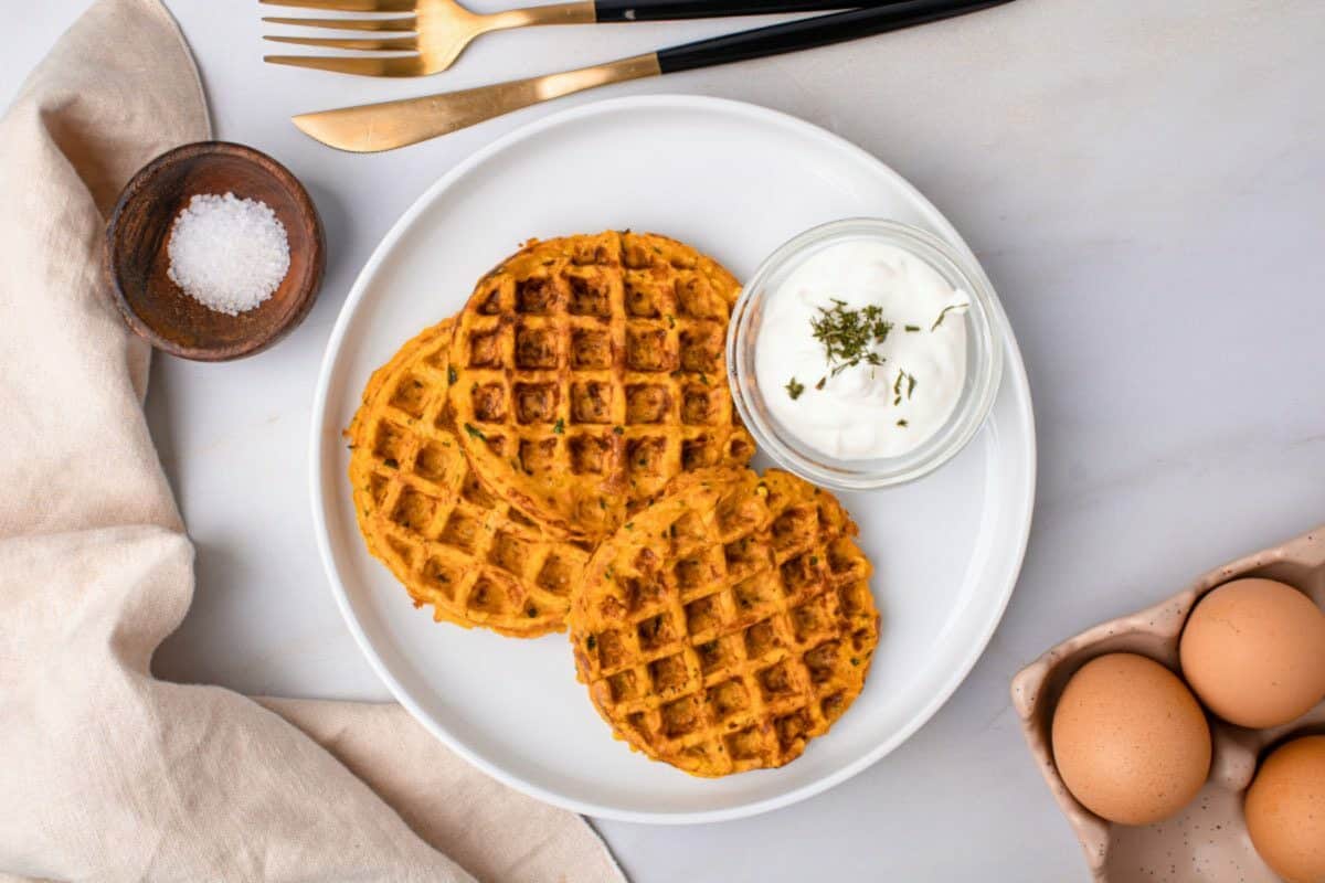 Carrot waffles