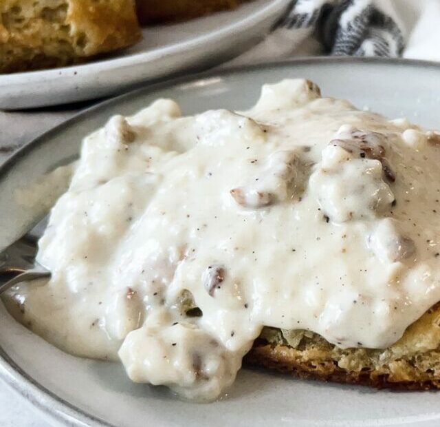 Gluten free biscuits and gravy