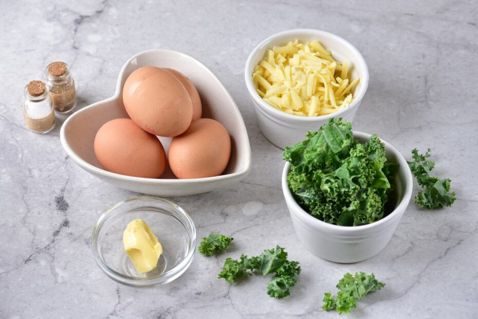 Kale Scrambled Eggs Golden Truffle