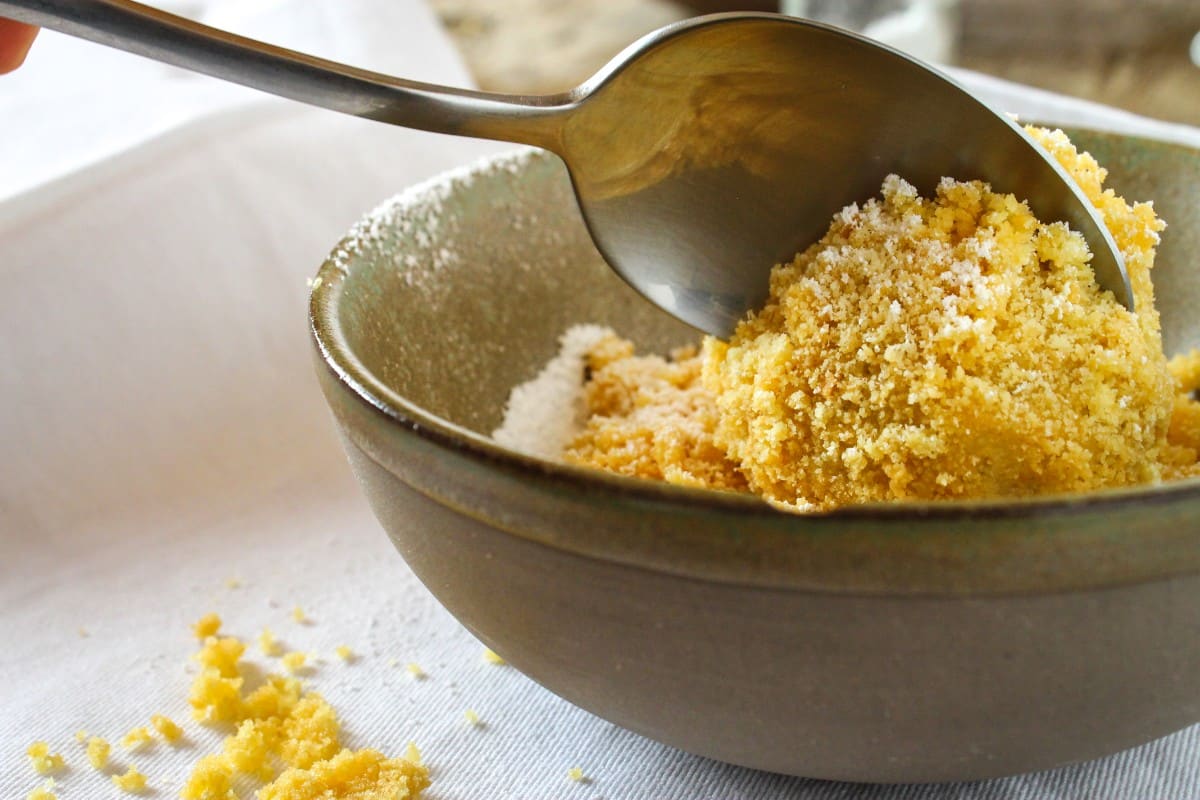 Nutritional yeast in a bowl