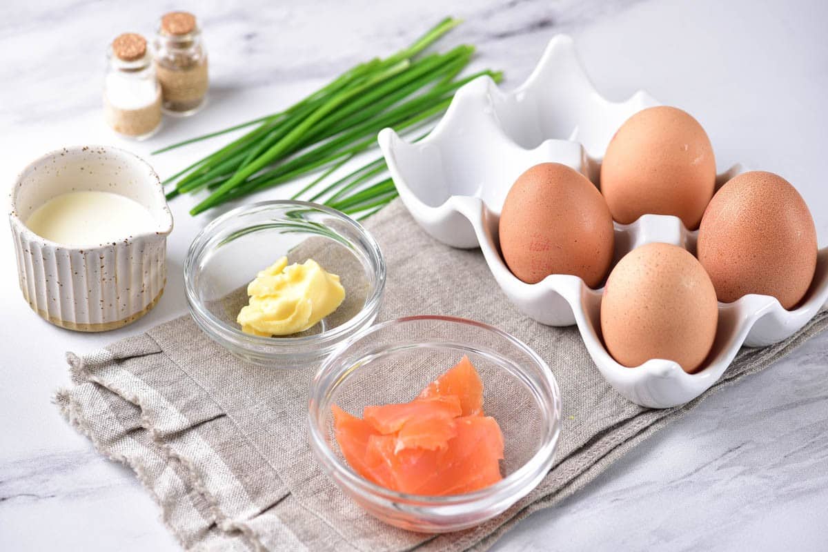 Ingredients on a table