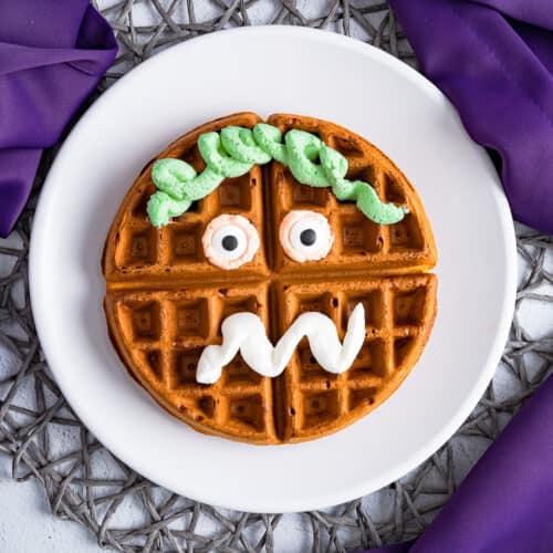 Halloween waffles