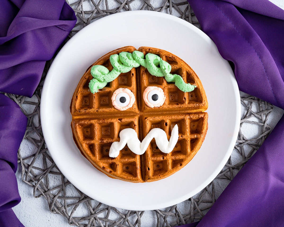 Halloween waffles