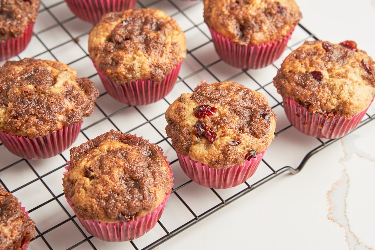 Cranberry banana muffins