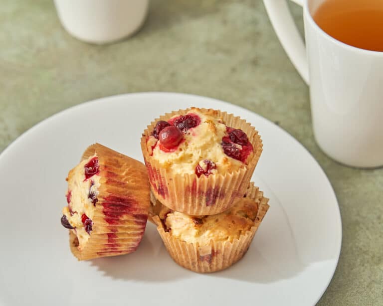 Cranberry Lemon Muffins Golden Truffle