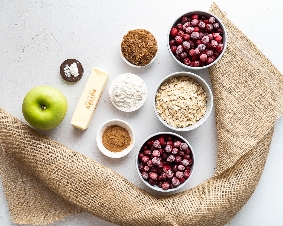 Ingredients on a table