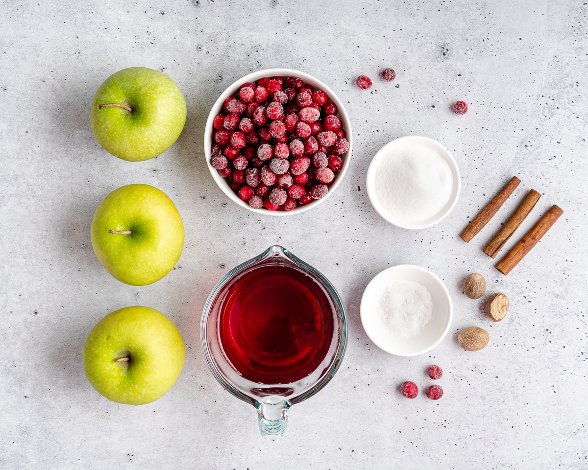 Ingredients on a table