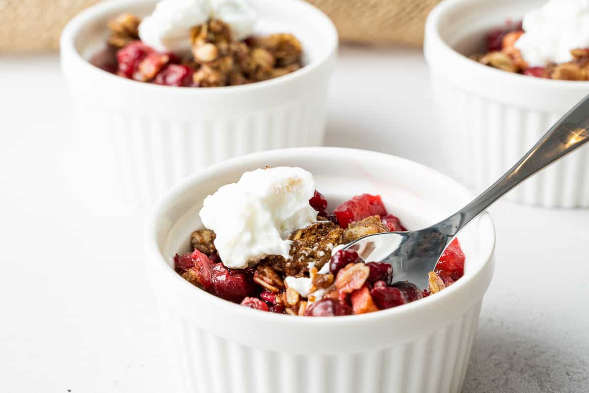 Cranberry apple casserole