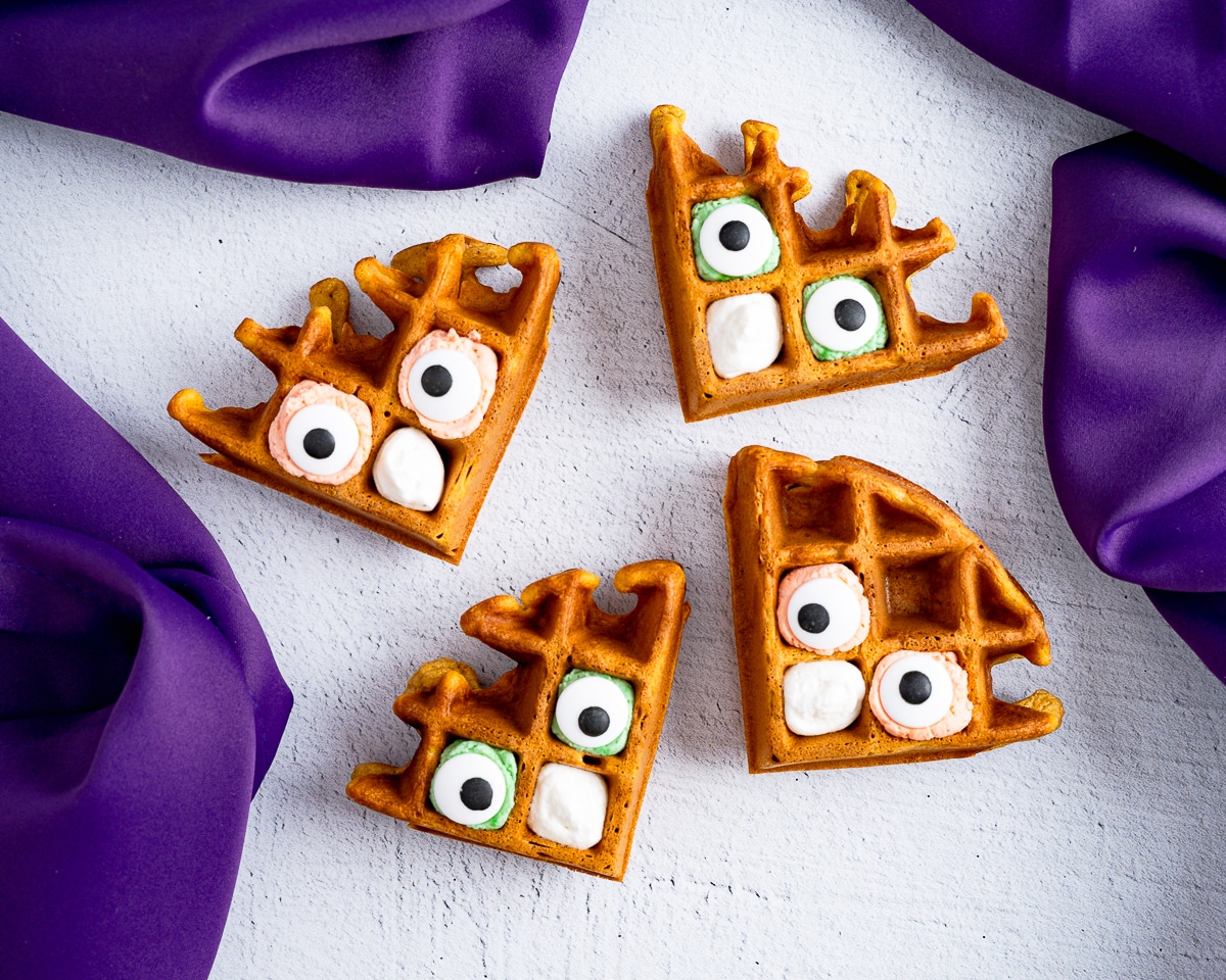 Halloween waffles