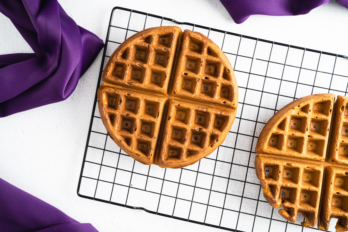 Halloween waffles