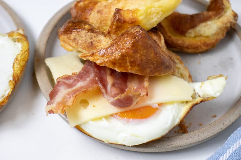 Bacon Egg And Cheese Croissant Golden Truffle