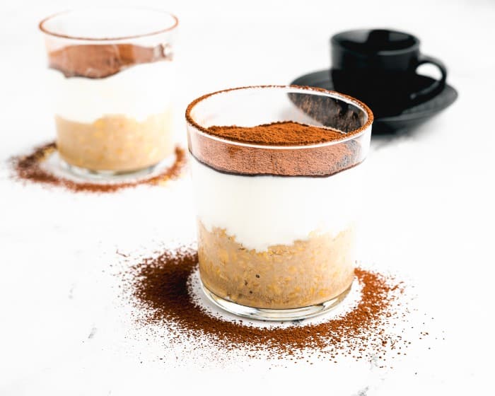 Tiramisu overnight oats