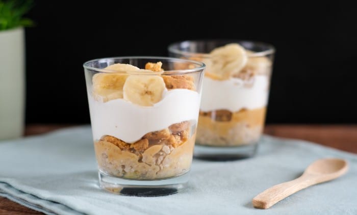 Birthday brunch ideas - Banana and cream oatmeal