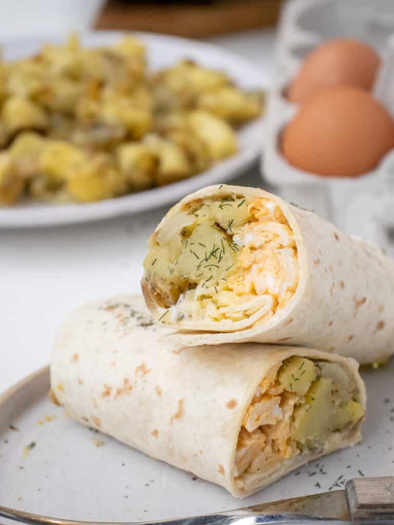 Breakfast Potato Burrito | Golden Truffle
