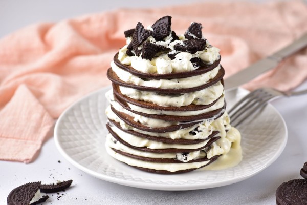 Oreo pancakes