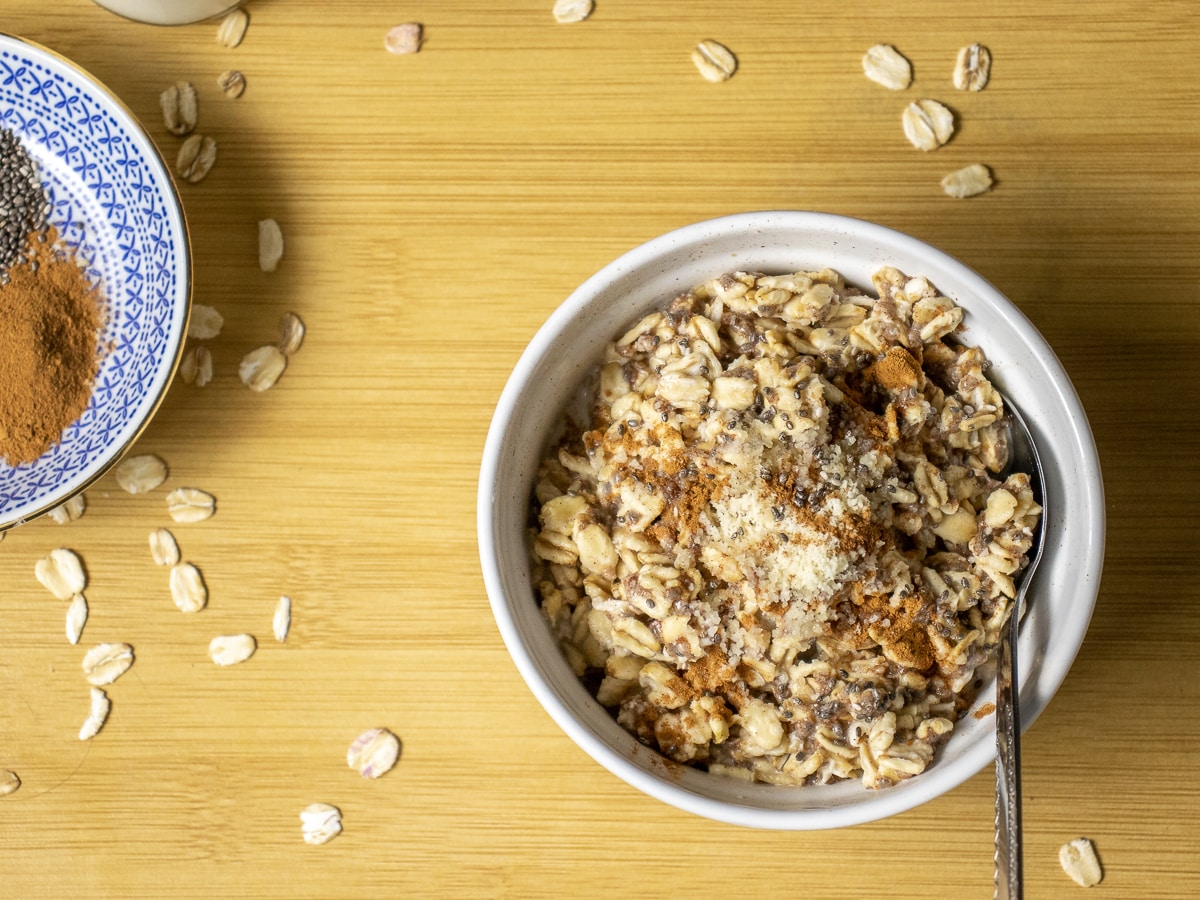 Oatmeal in a bowl