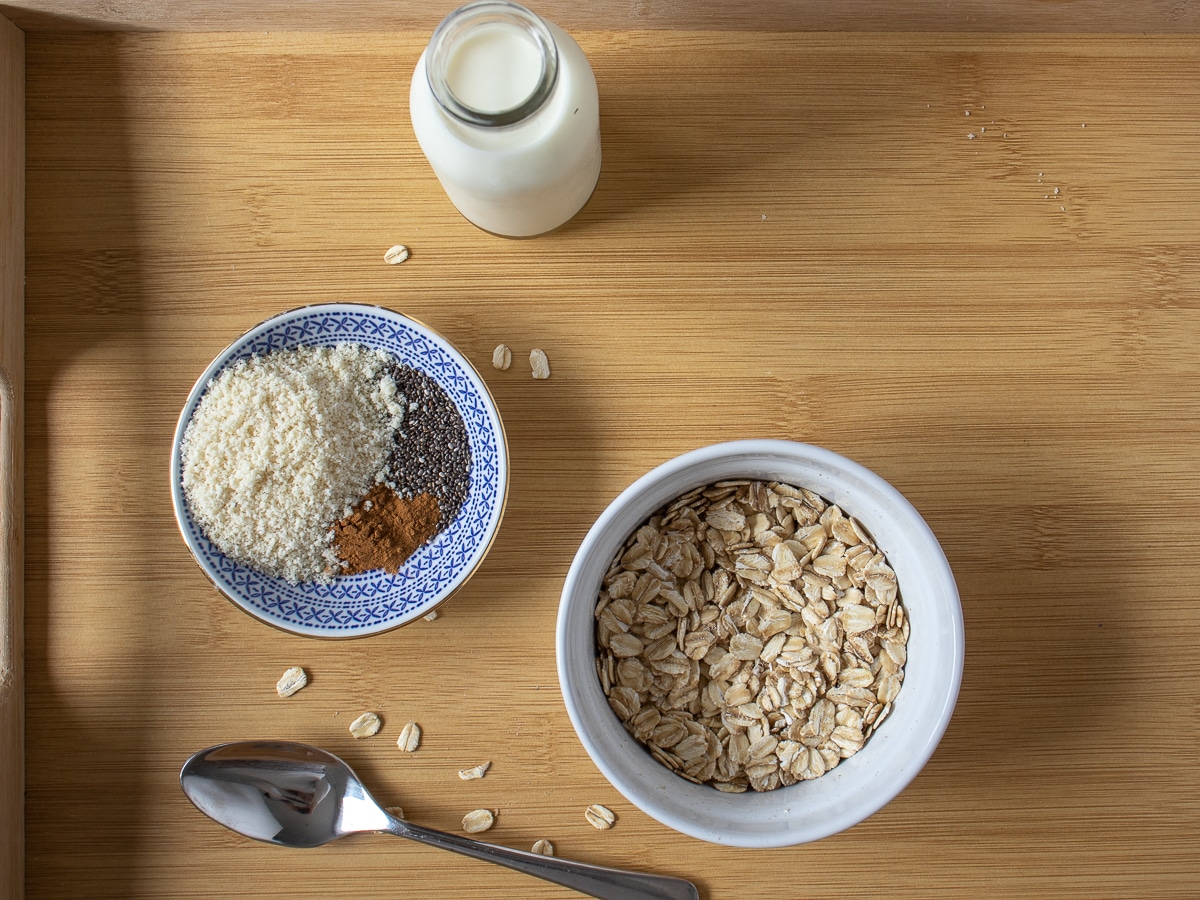 Ingredients on a table