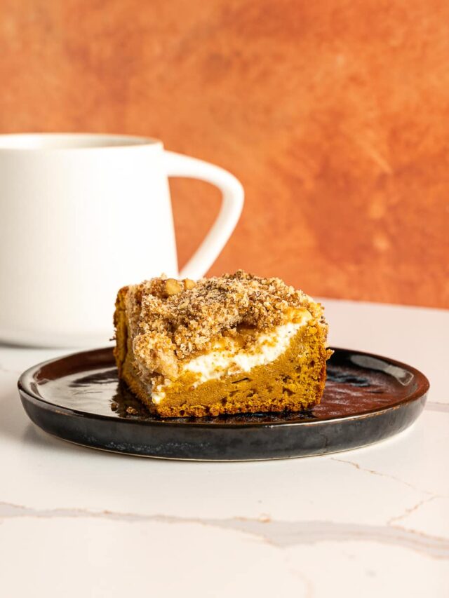 Pumpkin Cream Cheese Coffee Cake Story | Golden Truffle
