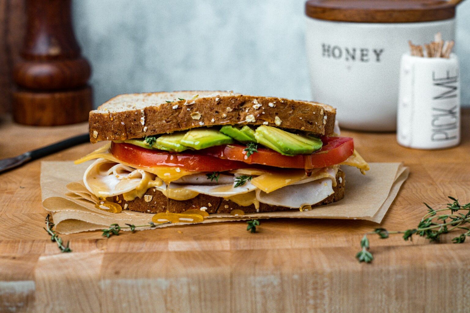 Turkey & Avocado Sandwich | Golden Truffle