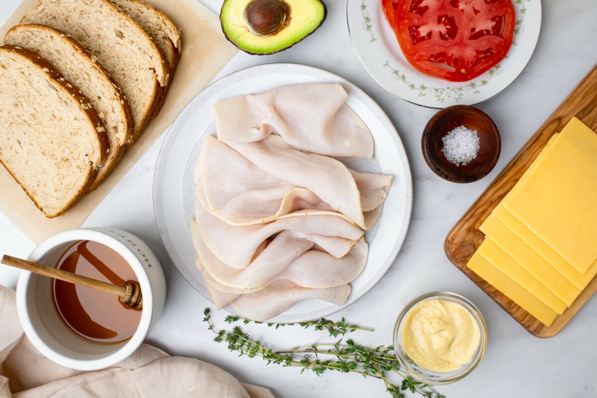 Ingredients on a table