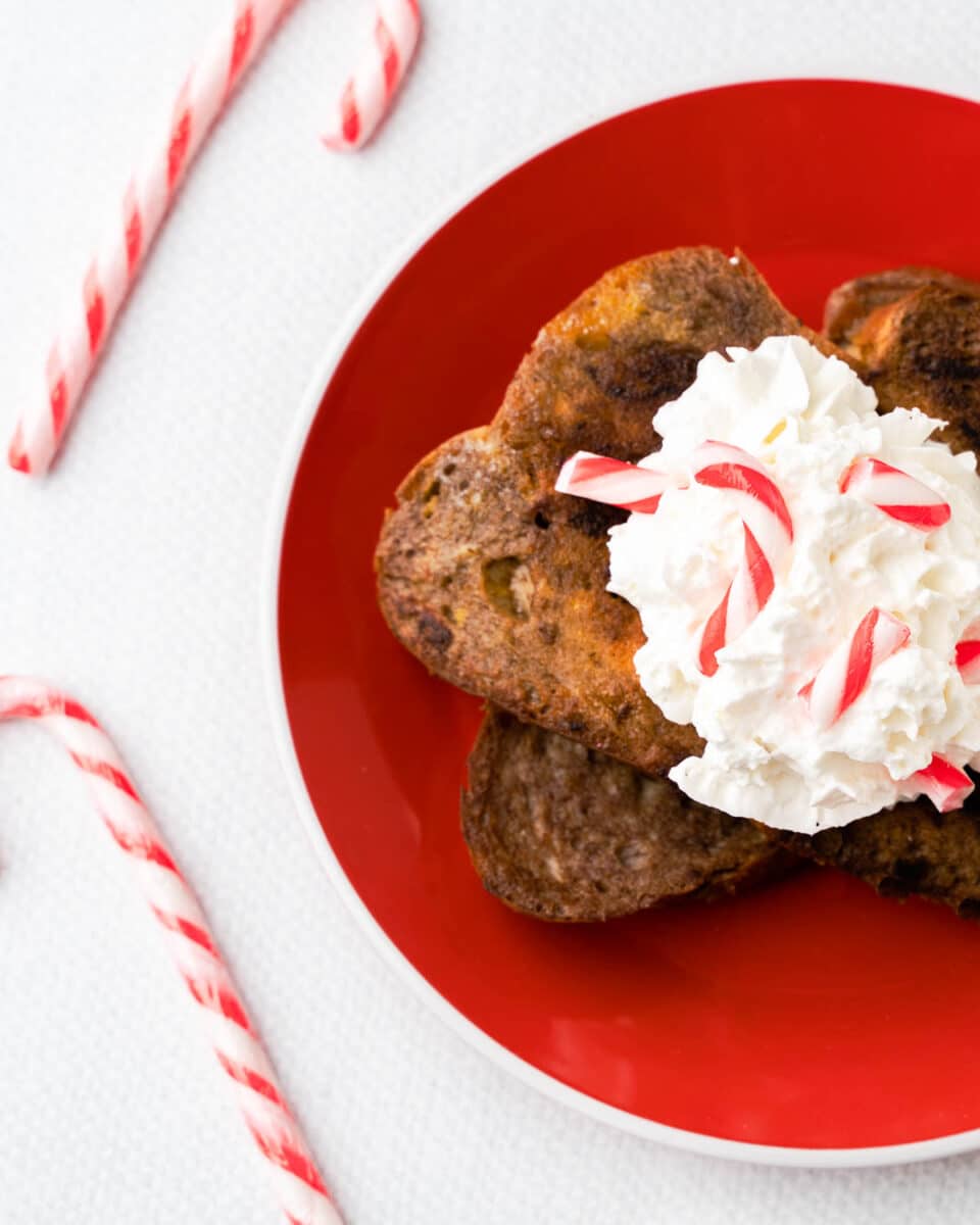 candy cane French toast